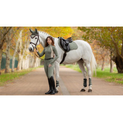LeMieux Reflective Suede Close Contact Square Schabracke