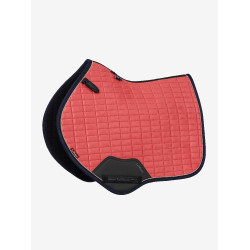 LeMieux Reflective Suede Close Contact Square Schabracke Cranberry Rosa LeMieux Reflective Suede Close Contact Square Schabracke Cranberry Rosa