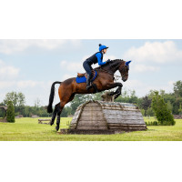 LeMieux Reflective Suede Close Contact Square Schabracke Marineblau