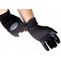 Gants polaire riding T de T Bleu marine