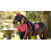 LeMieux Reflektierendes Wildleder Unisex GP Schabracke Cranberry