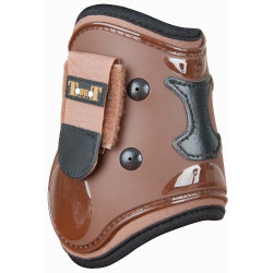 Gamaschen mit Schale und Leder T de T Braun / Schwarz Gamaschen mit Schale und Leder T de T Braun / Schwarz