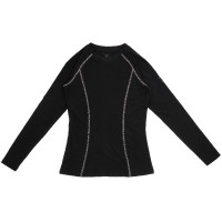 T-Shirt Stella Equithème Schwarz / Grau / Blau T-Shirt Stella Equithème Schwarz / Grau / Blau