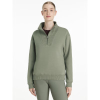 LeMieux Pullover Damen Keira mit Viertelreißverschluss Rosmarin Grün LeMieux Pullover Damen Keira mit Viertelreißverschluss Rosmarin Grün