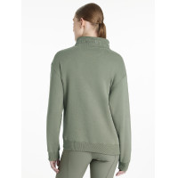 LeMieux Pullover Damen Keira mit Viertelreißverschluss Mandel Beige LeMieux Pullover Damen Keira mit Viertelreißverschluss Mandel Beige