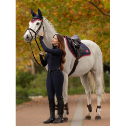 LeMieux Loire Classic Close Contact Schabracke Marine / Cranberry Marineblau
