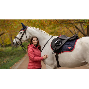 LeMieux Loire Classic Close Contact Schabracke Marine / Cranberry Marineblau