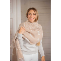 Penelope Lana Schal Beige / Ecru