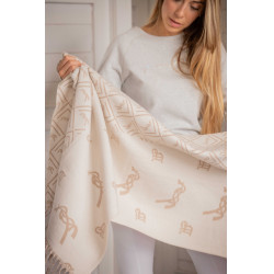 Penelope Lana Schal Beige / Ecru