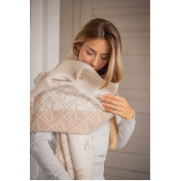 Penelope Lana Schal Beige / Ecru