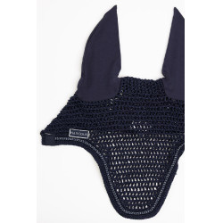 Harcour Aska Fliegenhaube für Pferde Marine Marineblau