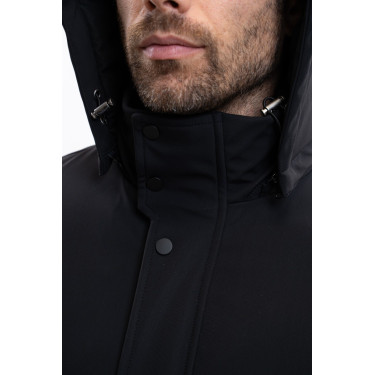 Warme Parka Harcour Achille Schwarz