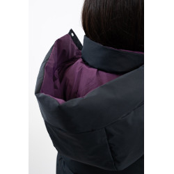Kurze Parka Harcour Adele Schwarz / Dunkellila Kurze Parka Harcour Adele Schwarz / Dunkellila