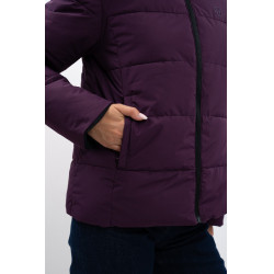 Kurze Parka Harcour Adele Schwarz / Dunkellila Kurze Parka Harcour Adele Schwarz / Dunkellila