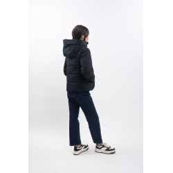 Kurze Parka Harcour Adele Schwarz / Dunkellila Kurze Parka Harcour Adele Schwarz / Dunkellila
