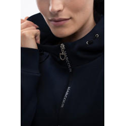 Harcour Ava Zip-Trainingssweatshirt Marine Marineblau Harcour Ava Zip-Trainingssweatshirt Marine Marineblau