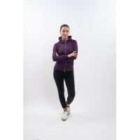 Harcour Ava Zip-Trainingssweatshirt Feige Lila