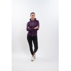 Harcour Ava Zip-Trainingssweatshirt Feige Lila