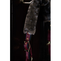 Bucas Show-Line Halfter Marine / Grau Blau