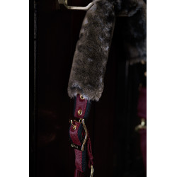 Bucas Show-Line Halfter Bordeaux / Schwarz