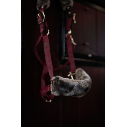 Bucas Show-Line Halfter Bordeaux / Schwarz