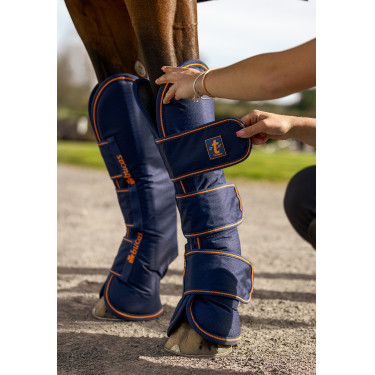 Bucas Therapy Transportgamaschen Marine / Orange Blau Bucas Therapy Transportgamaschen Marine / Orange Blau