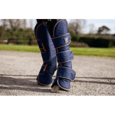 Bucas Therapy Transportgamaschen Marine / Orange Blau Bucas Therapy Transportgamaschen Marine / Orange Blau