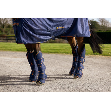 Bucas Therapy Transportgamaschen Marine / Orange Blau Bucas Therapy Transportgamaschen Marine / Orange Blau