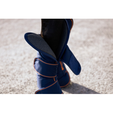 Bucas Therapy Transportgamaschen Marine / Orange Blau Bucas Therapy Transportgamaschen Marine / Orange Blau