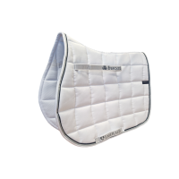 Bucas Schabracke Smaragd Weiß / gestreift