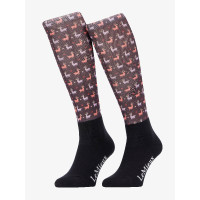 Harlow Mini LeMieux Froostie Pony bedruckte Socken Llamas Damsen