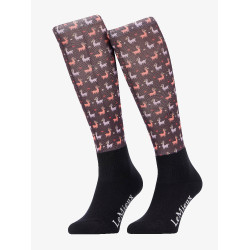Harlow Mini LeMieux Froostie Pony bedruckte Socken Llamas Damsen