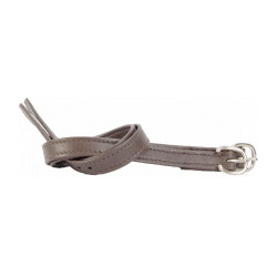 Sporenriemen aus Softy-Leder T de T Dunkelbraun Sporenriemen aus Softy-Leder T de T Dunkelbraun