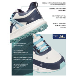 Wasserdichte LeMieux Sneakers Youth Trax Viva Stein Grau