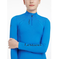Basisschicht LeMieux Young Rider Classique Langarm Benetton Blau Basisschicht LeMieux Young Rider Classique Langarm Benetton Blau