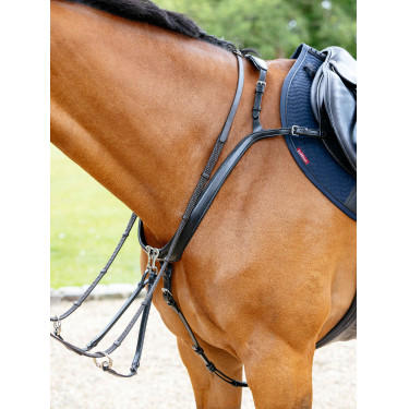 LeMieux-Brustblatt mit Brücke Kudos Schwarz