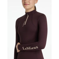 Basisschicht LeMieux Young Rider Classique Langarm Benetton Blau