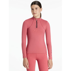 Basisschicht LeMieux Young Rider Classique Langarm Cranberry Rosa