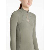 Basisschicht LeMieux Young Rider Classique Langarm Benetton Blau