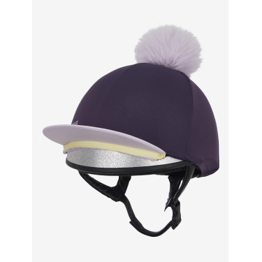 LeMieux Mütze mit abnehmbarem Bommel Klassik Wacholder Lila
