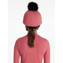 LeMieux Mütze mit abnehmbarem Bommel Klassik Cranberry Rosa LeMieux Mütze mit abnehmbarem Bommel Klassik Cranberry Rosa