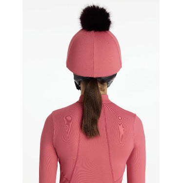 LeMieux Mütze mit abnehmbarem Bommel Klassik Cranberry Rosa LeMieux Mütze mit abnehmbarem Bommel Klassik Cranberry Rosa