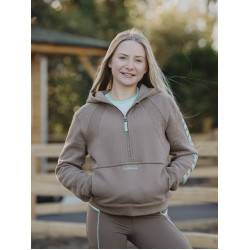 LeMieux Harlow Young Rider Kapuzenpullover Walnuss