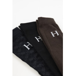 Harcour Aiko Socken im 3er-Pack Kakao / Schwarz / Tartan Harcour Aiko Socken im 3er-Pack Kakao / Schwarz / Tartan