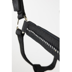 Halfter und Führstrick Harcour Amour Schwarz Halfter und Führstrick Harcour Amour Schwarz