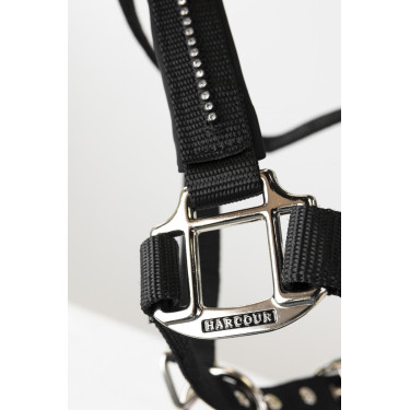 Halfter und Führstrick Harcour Amour Schwarz Halfter und Führstrick Harcour Amour Schwarz