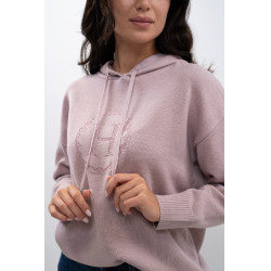 Strick-Sweatshirt Harcour Aurelia Pfingstrose Rosa Strick-Sweatshirt Harcour Aurelia Pfingstrose Rosa