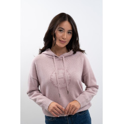 Strick-Sweatshirt Harcour Aurelia Pfingstrose Rosa Strick-Sweatshirt Harcour Aurelia Pfingstrose Rosa