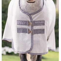 Fliegendecke Horseware Amigo Bug Rug Pony Silber / Titan-Grau / Silber Fliegendecke Horseware Amigo Bug Rug Pony Silber / Titan-Grau / Silber