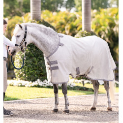 Fliegendecke Horseware Amigo Bug Rug Pony Silber / Titan-Grau / Silber Fliegendecke Horseware Amigo Bug Rug Pony Silber / Titan-Grau / Silber